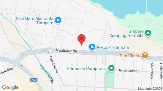 Apartments for rent i Tampere Eteläinen - kort over placeringen