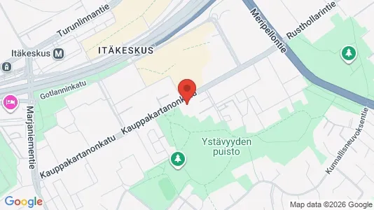 Apartments for rent i Helsinki Itäinen - kort over placeringen