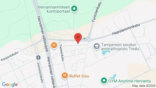 Apartments for rent i Tampere Kaakkoinen - kort over placeringen
