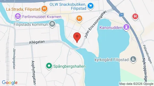 Apartments for rent i Filipstad - kort over placeringen