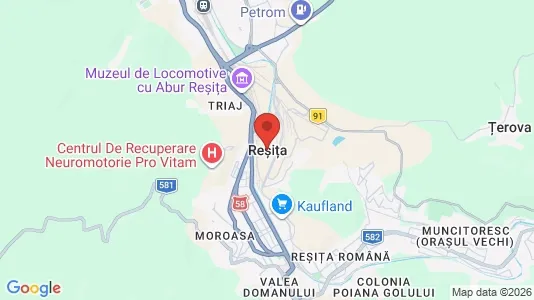 Apartments for rent i Reşiţa - kort over placeringen