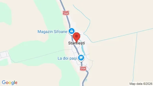 Apartments for rent i Stănileşti - kort over placeringen