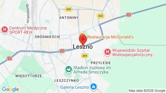 Apartments for rent in Leszno - Photo from Google Street View
