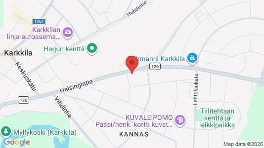 Apartments for rent i Karkkila - kort over placeringen