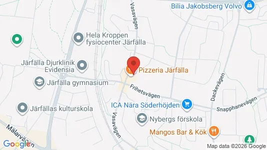 Rooms for rent i Järfälla - kort over placeringen