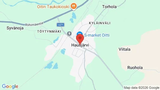Houses for rent i Hausjärvi - kort over placeringen