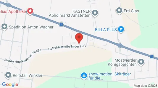 Apartments for rent i Amstetten - kort over placeringen