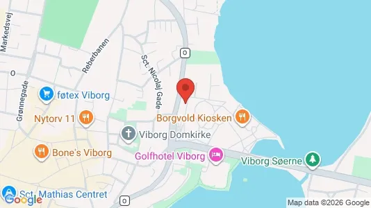 Apartments for rent i Viborg - kort over placeringen