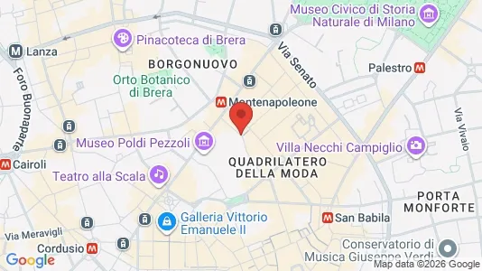Apartments for rent i Milano Zona 1 - Centro storico - kort over placeringen
