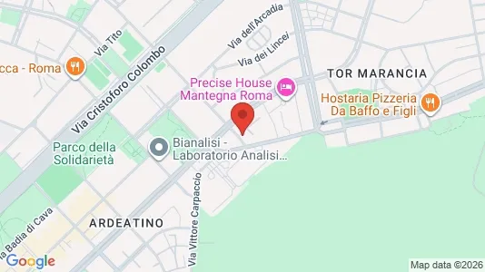 Apartments for rent i Roma Municipio VIII – Appia Antica - kort over placeringen