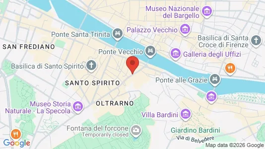 Apartments for rent i Florence - kort over placeringen
