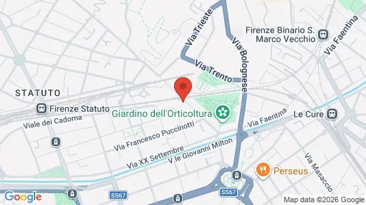 Apartments for rent i Florence - kort over placeringen