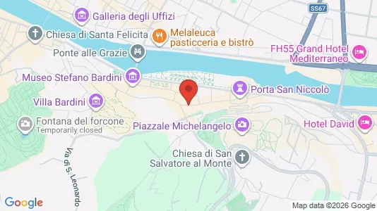 Apartments for rent i Florence - kort over placeringen