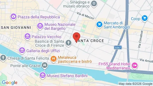 Apartments for rent i Florence - kort over placeringen