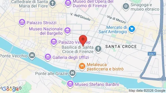 Apartments for rent i Florence - kort over placeringen