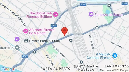 Apartments for rent i Florence - kort over placeringen