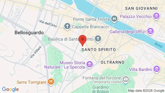 Apartments for rent i Florence - kort over placeringen