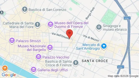 Apartments for rent i Florence - kort over placeringen