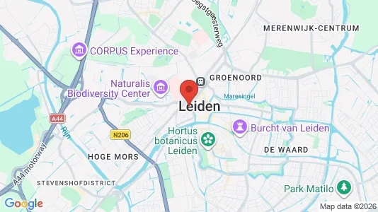 Apartments for rent i Leiden - kort over placeringen