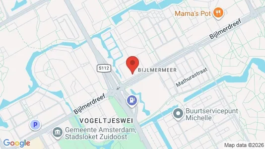 Apartments for rent i Amsterdam Amsterdam-Zuidoost - kort over placeringen