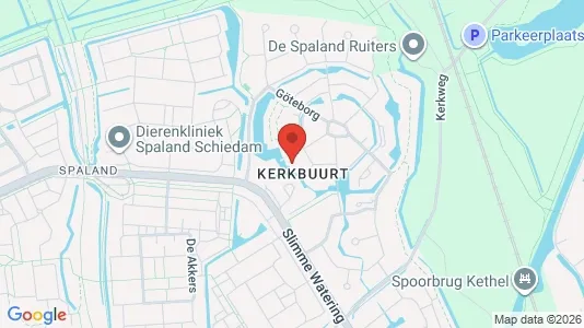 Apartments for rent i Schiedam - kort over placeringen