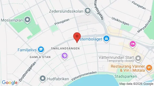 Apartments for rent i Motala - kort over placeringen