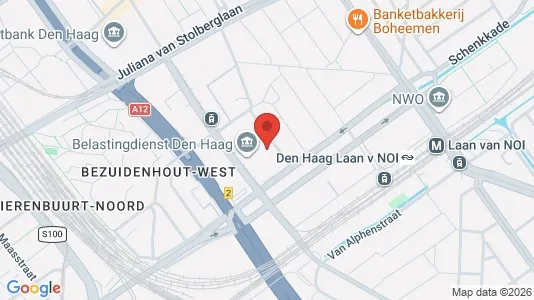 Apartments for rent i The Hague Haagse Hout - kort over placeringen