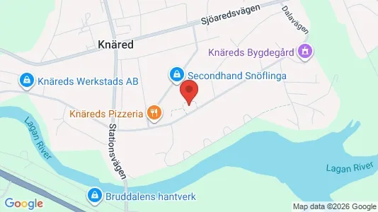 Apartments for rent i Laholm - kort over placeringen