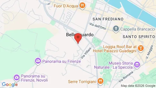 Apartments for rent i Florence - kort over placeringen
