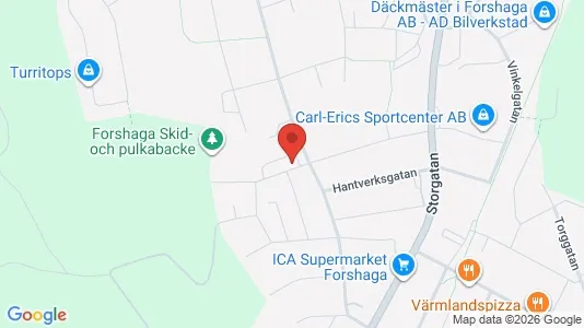 Apartments for rent i Forshaga - kort over placeringen