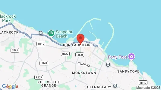 Apartments for rent i Dun Laoghaire - kort over placeringen