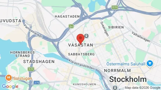 Apartments for rent i Vasastan - kort over placeringen