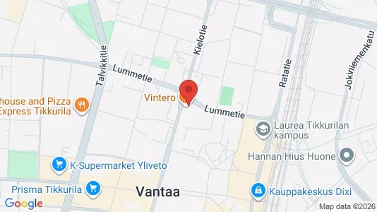 Apartments for rent i Vantaa - kort over placeringen