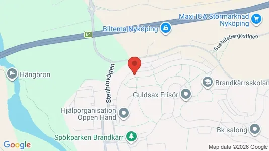 Apartments for rent i Nyköping - kort over placeringen