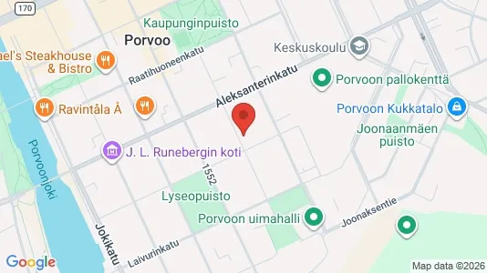 Apartments for rent i Porvoo - kort over placeringen