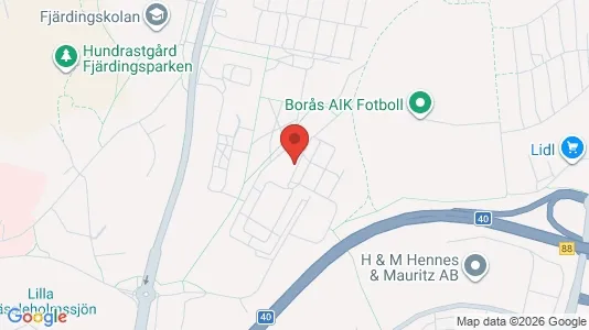 Apartments for rent i Borås - kort over placeringen