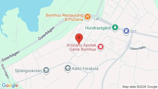 Apartments for rent i Gävle - kort over placeringen