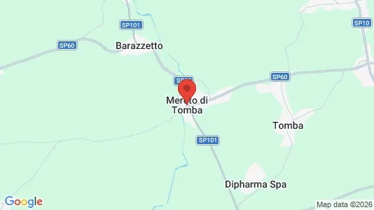 Apartments for rent i Mereto di Tomba - kort over placeringen