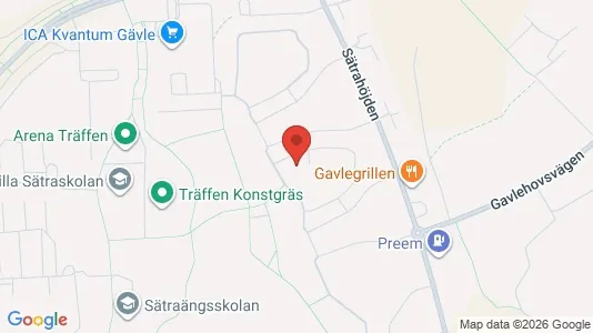 Apartments for rent i Gävle - kort over placeringen