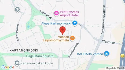 Apartments for rent i Vantaa - kort over placeringen