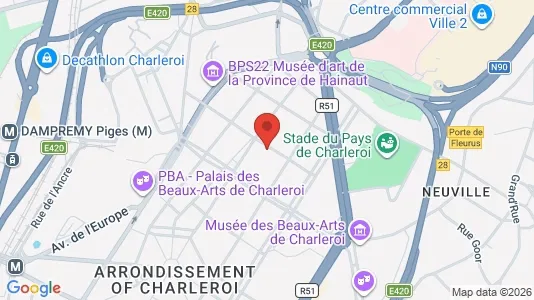 Apartments for rent in Charleroi - Photo from Google Street View