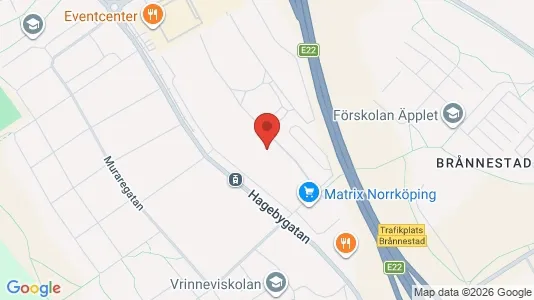 Apartments for rent i Norrköping - kort over placeringen