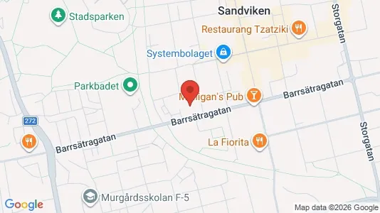 Apartments for rent i Sandviken - kort over placeringen