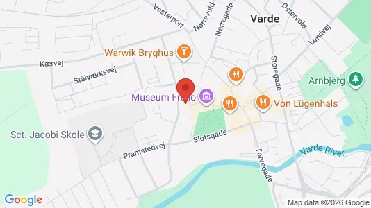 Apartments for rent i Varde - kort over placeringen