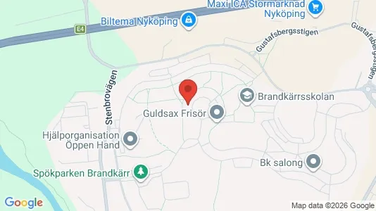 Apartments for rent i Nyköping - kort over placeringen