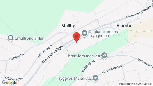 Apartments for rent i Kramfors - kort over placeringen