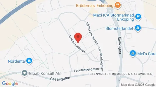 Apartments for rent i Enköping - kort over placeringen