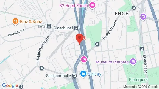 Apartments for rent i Zürich District 3 - Wiedikon - kort over placeringen