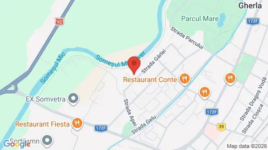 Apartments for rent i Gherla - kort over placeringen