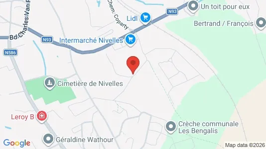Apartments for rent in Nijvel - Photo from Google Street View